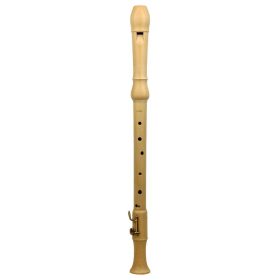   Schneider 40803 Be, 'C' Tenor Barock Ahorn Blockflöte, dreiteilig, mit Klappen