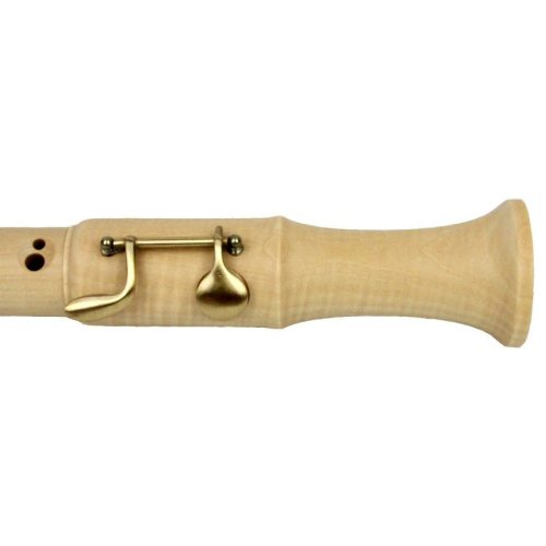 Schneider 40803 Be, 'C' Tenor Barock Ahorn Blockflöte, dreiteilig, mit Klappen
