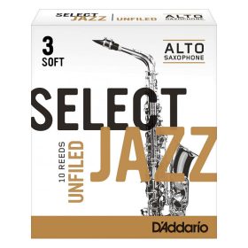 D'Addario Alt Saxophon Blatt 3S, Select Unfiled