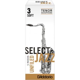 D'Addario Tenor Saxophon Blatt 3S Select Jazz Unfiled
