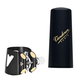 Vandoren Bassklarinette Optimum Ligatur + Kunststoffkappe