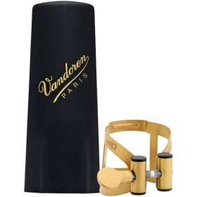 Vandoren Sopran Saxophon M/O Ligatur + Kunststoffkappe