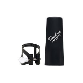   Vandoren Alt Klarinette Metallligatur + Kunststoffkappe schwarz M/O