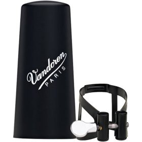   Vandoren Bassklarinette Metallligatur + Kunststoffkappe schwarz