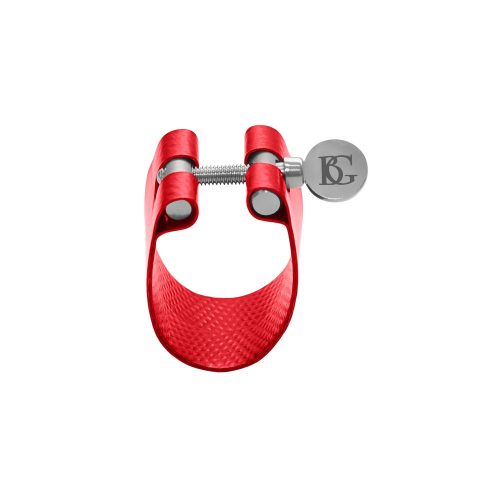 BG LFB9 Bb Klarinette Ligatur und Kappe 'Flex', rot