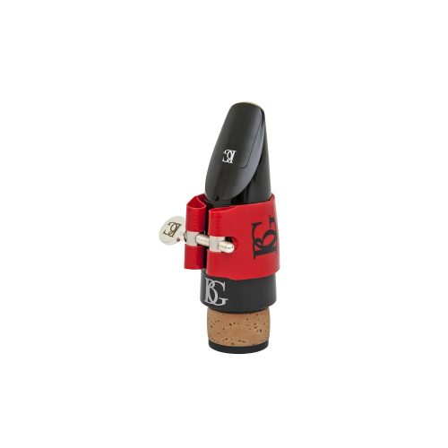 BG LFB9 Bb Klarinette Ligatur und Kappe 'Flex', rot