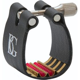   BG L9R Ligatur und Kappe komplett, Bassklarinette Revelation (Leder/Kunststoff)
