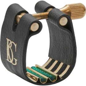   BG L13SR Ligatur und Kappe komplett, Tenor Saxophon Super Revelation (Leder/Kunststoff)