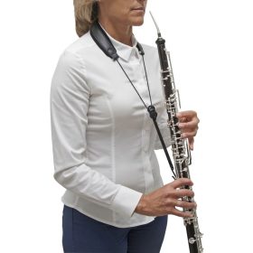 BG O30E leather elastic English horn strap