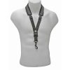 Alt / tenor szaxofon nyakló BG S10 ESH "Large elastic" széles, bélelt pánt 