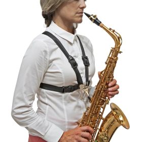 BG S44 MSH XL Damen Alt/Tenor Saxophon Gurt, Metallhaken