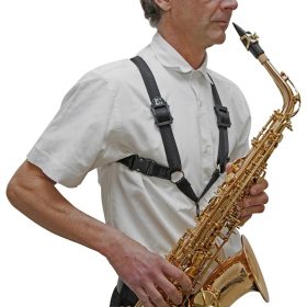 BG S40 M Herren Alt/Tenor/Bariton Saxophon Gurt, Metallhaken
