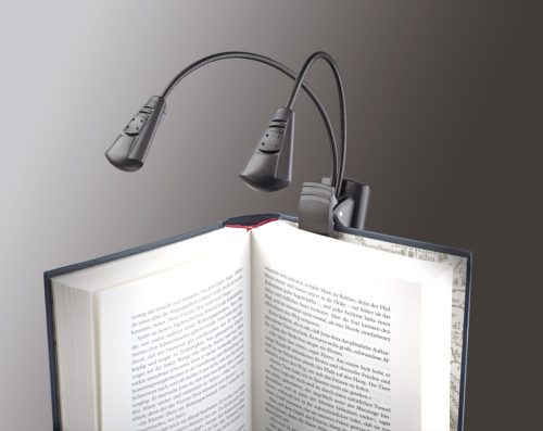 K&M 12243 "Double LED FlexLight"  Notenpultbeleuchtung 2 Arme/1 LED