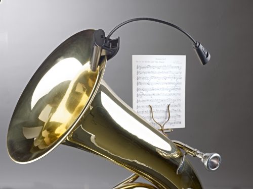 K&M 12242 "FlexLight" Notenpultbeleuchtung, 2 LEDs