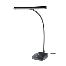 K&M 12298 Klavierlampe, schwarz 2*6 LEDs