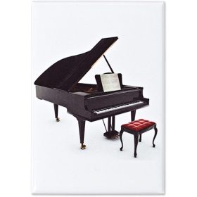 Vienna World Magnet, quadratisch, Klavier