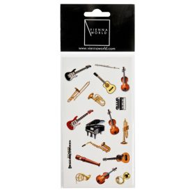 Vienna World Aufkleber, Instrumente
