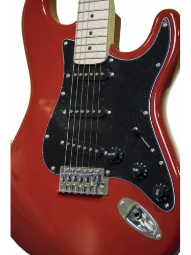 Flight EST11 V2 WR elektromos gitár stratocaster, piros