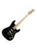 Flight EST11 elektromos gitár stratocaster, fekete
