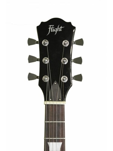 Flight ELP10 BK elektromos gitár Les Paul, mahagóni test-nyak, fekete