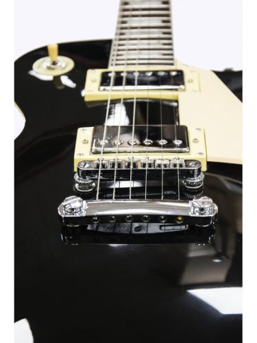 Flight ELP10 BK elektromos gitár Les Paul, mahagóni test-nyak, fekete