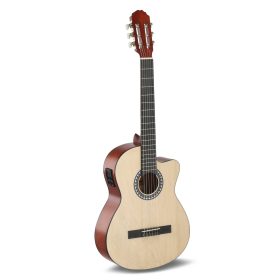 Gewa Basic 4/4 elektro-klasszikus gitár, natur