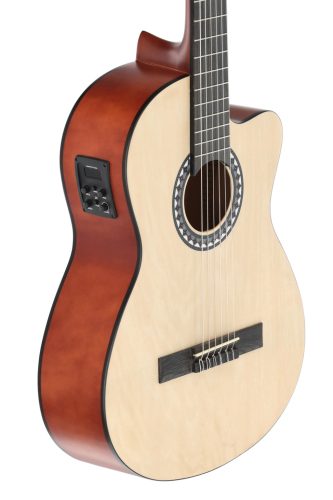 Gewa Basic 4/4 elektro-klasszikus gitár, natur