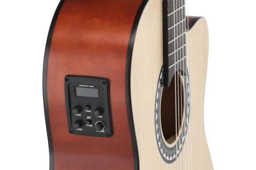 Gewa Basic 4/4 elektro-klasszikus gitár, natur