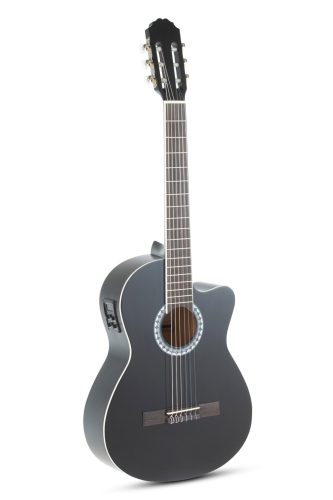 Gewa Basic 4/4 elektro-klasszikus gitár, fekete