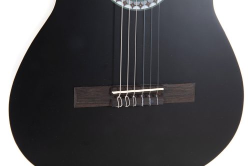 Gewa Basic 4/4 elektro-klasszikus gitár, fekete