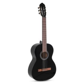   Gewa VGS Student klassische Gitarre 4/4, schwarz + Gewa Basic 5 Gitarrentasche