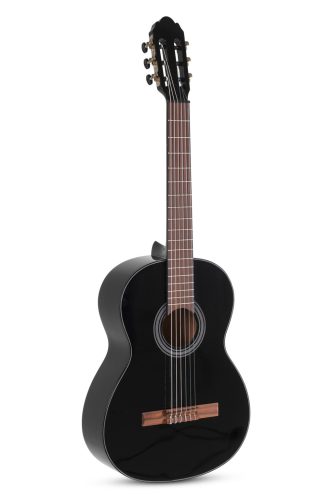 Gewa VGS Student klassische Gitarre 4/4, schwarz + Gewa Basic 5 Gitarrentasche