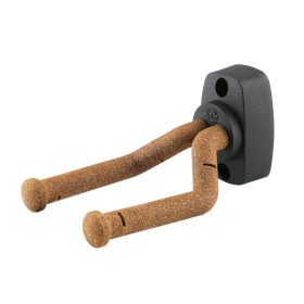 K&M 16280 wall guitar holder, "cork" brown