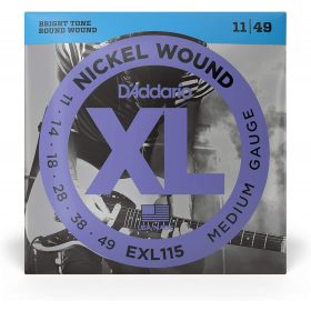D’Addario EXL115 11-49 Medium Gauge - E-Gitarrensaiten
