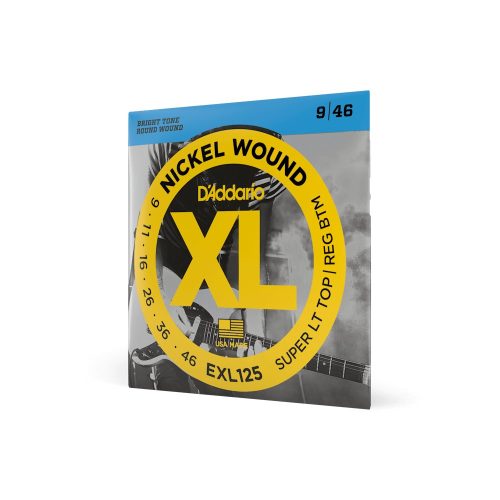 D’Addario EXL125 9-46 Super Light top/Reg. bottom - E-Gitarrensaiten
