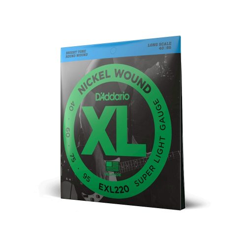 D’Addario EXL220 Super Light Gauge .040-.095 - bass strings