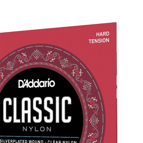 D’Addario EJ27H Clear Nylon Hard Tension - classical guitar string set