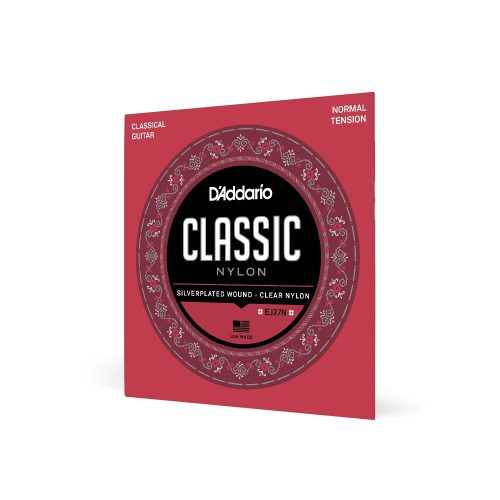 D’Addario EJ27N Clear Nylon Normal Tension - classical guitar string set