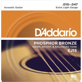   D’Addario EJ15 10-47 Phosphor Bronze - Western-Gitarrensaiten-Set