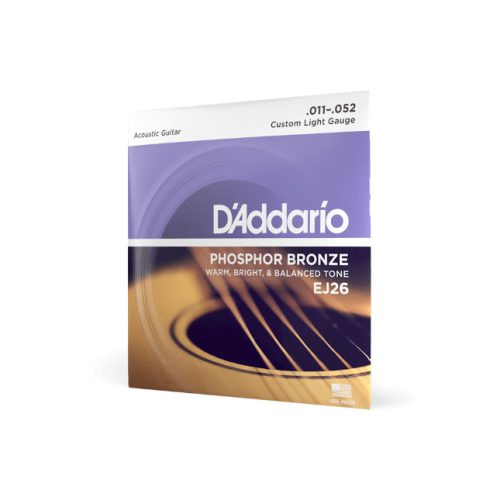 D’Addario EJ26 Phosphor Bronze .011-.052 - Western-Gitarrensaiten