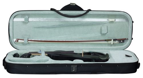 Hidersine HEV1 Electric Violin Set, Black