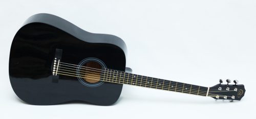 GMC-229 Acoustic Guitar Black, Left-Handed