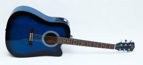 GMC-29HCE Electro-Acoustic Guitar, Cutaway Blueburst