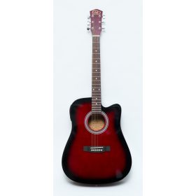 GMC-29HCE Electro-Acoustic Guitar, Cutaway Redburst