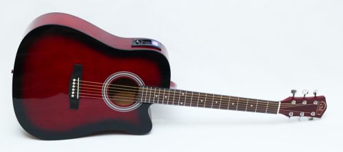 GMC-29HCE Electro-Acoustic Guitar, Cutaway Redburst