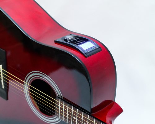 GMC-29HCE Electro-Acoustic Guitar, Cutaway Redburst