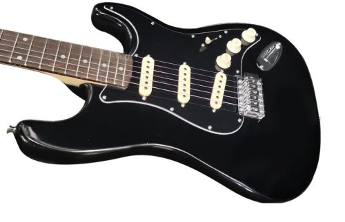 Aiersi ST11-BK stratocaster elektromos gitár, fekete