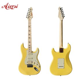 Aiersi ST12-Plus-Y stratocaster elektromos gitár, sárga