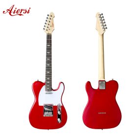Aiersi TL10-Plus-RD telecaster elektromos gitár, piros
