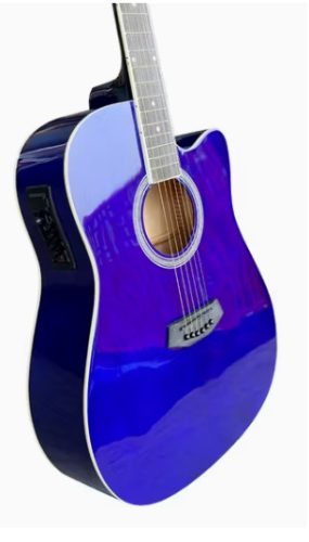 Aiersi SG-028-CE-BL elektro-akusztikus gitár